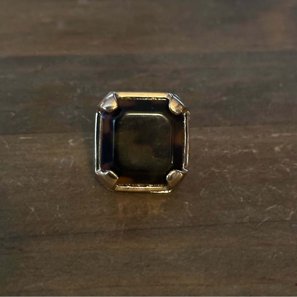 Chico’s Square Tortoiseshell Statement Ring - image 7
